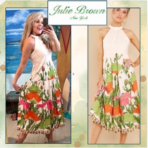 Julie Brown,Kaley Bali Maxi Dress,(MSRP $280),Only Modeled-Never Worn,Size - Picture 4 of 12